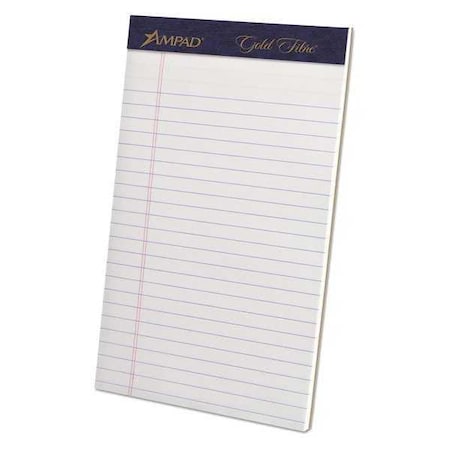 Ampad White Jr. Legal Pad, 50 Pg, Pk4 20-018