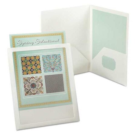 Oxford Portfolio, Polypropylene, White/Clear 57444