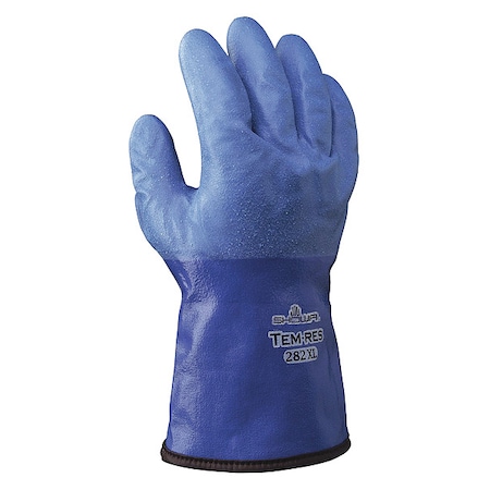 Showa Cold Protection Cut-Resistant Gloves, Acrylic Lining, Blue, XL 282XL-10