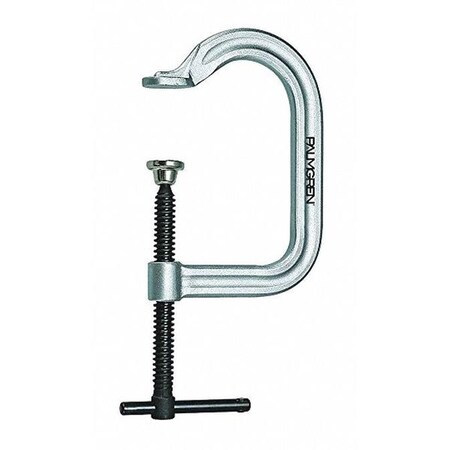 Palmgren C-Clamp, 0-10", Square Throat, Black Oxide 9629140