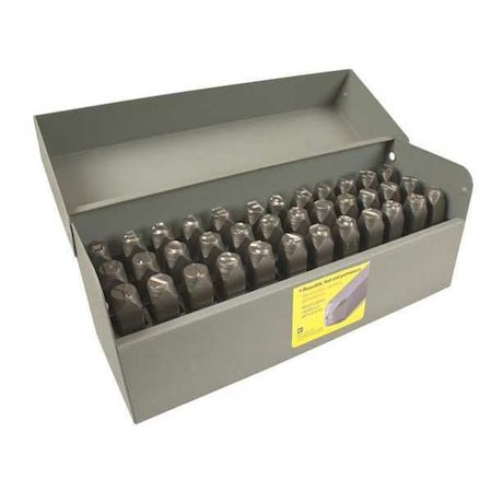 C.H. Hanson Steel Type Kit, Letter/Number Set 20625