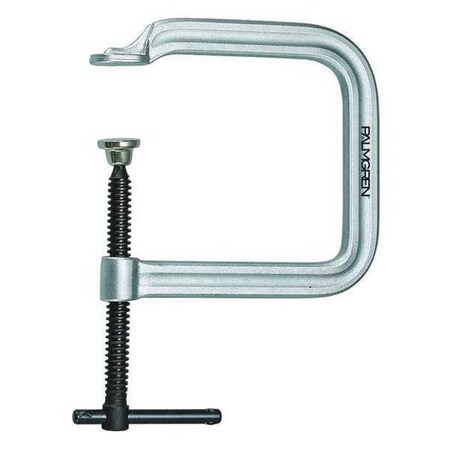 Palmgren C-Clamp, 0-10", XtraDeep, BlkOxide Spindle 9629230