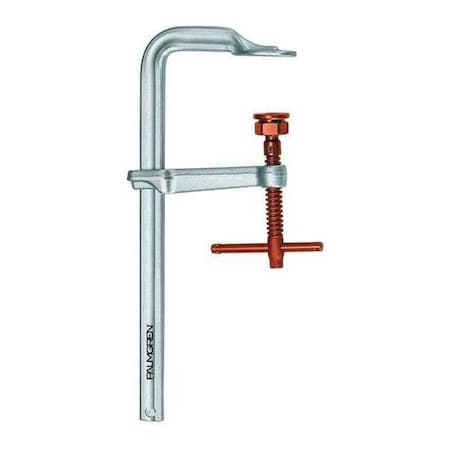 Palmgren 16" HD L-Clamp, 0-16", Copper Spindle, Copper Handle and 4-3/4 Throat Depth 9629416