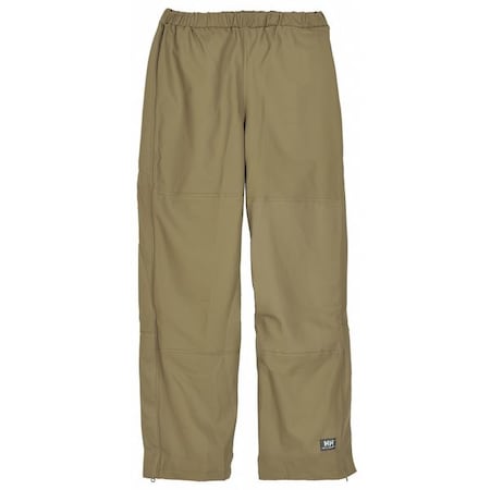 Helly Hansen Rain Pants, Knitted Polyester with Polyurethane Coating, 31 1/2 in Inseam, Size S 70448_771-S