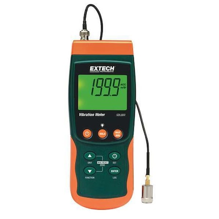 Extech Vibration Meter/Datalogger with NIST SDL800-NIST