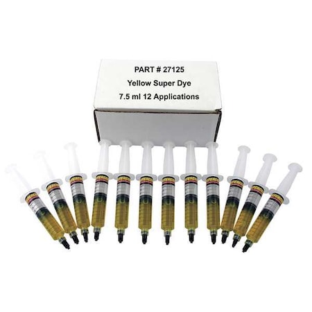 Supercool A/C Dye Syringes Refills, PK12 27125