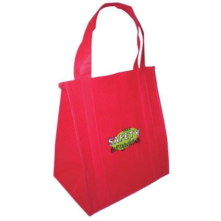 The Marek Group Insulated Tote Bag, Red, 13 x 15 in BG1315R