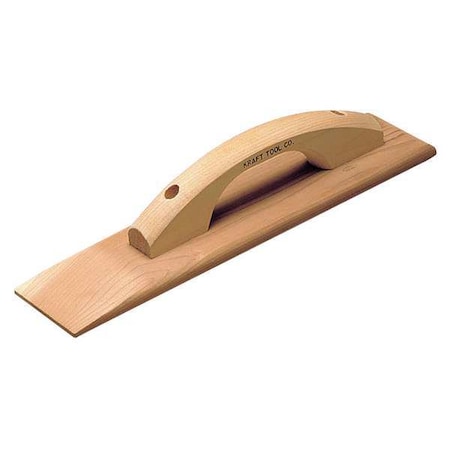 Kraft Tool Concrete Float, Sq, 3-1/2 x 15 in, Redwood CF256