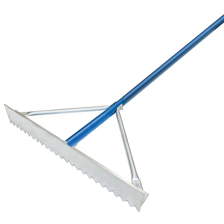 Kraft Tool 30 in Asphalt Rake, 31 Tines, 84 in L Aluminum Handle GG625