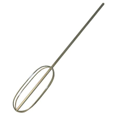 Kraft Tool Mixer, 7/16 in Shaft, 5 x 26 in, Oval DC717