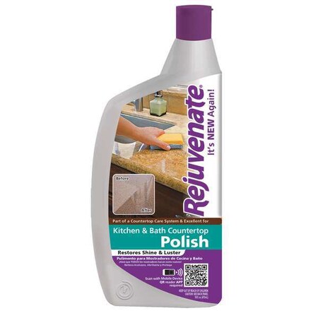 Rejuvenate Cleaner, 16 oz., Stone and Marble, PK12 RJ16CP