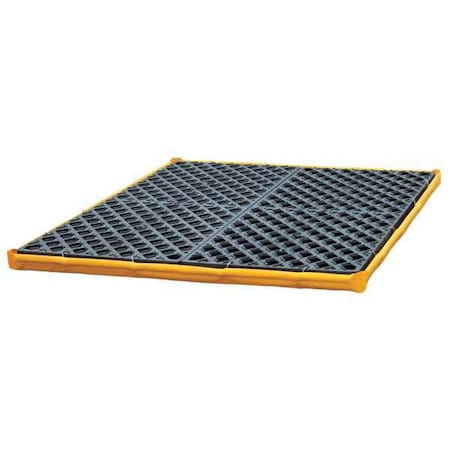Ultratech Spill Deck, 22 gal Spill Capacity, 4 Drums, 6,000 lb Load Capacity, Polyethylene 1352