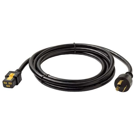 Apc Power Cord, L5-20P, IEC C19, 10 ft., Blk, 20A AP8752