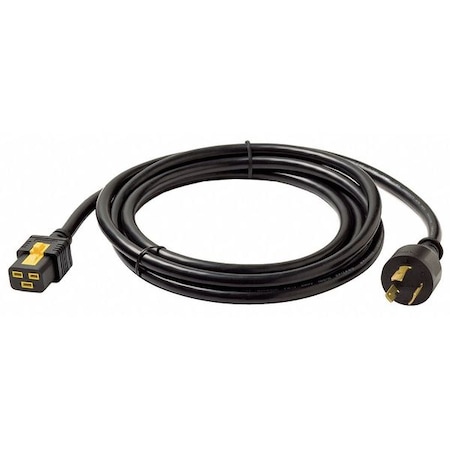Apc Power Cord, L6-20P, IEC C19, 10 ft., Blk, 20A AP8753