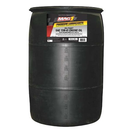 Mag 1 Diesel Engine Oil, 55 Gal., 15W-40 MAG67983
