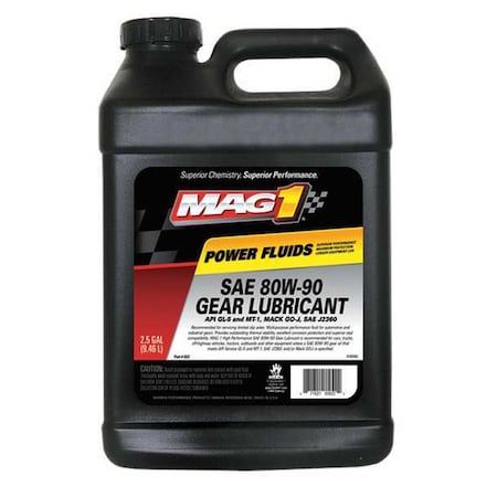 Mag 1 Gear Oil, 2.5 gal, Jug, Brown MAG00822