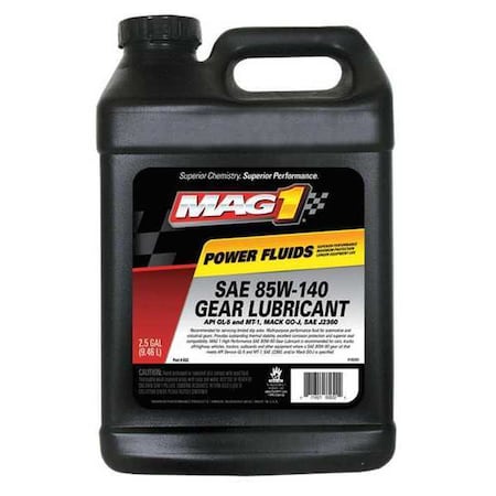 Mag 1 Gear Oil, 2.5 gal, Jug, Brown MAG00832