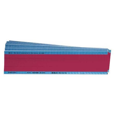 Brady Wire Markers, NEMA, Color Maroon, PK25 TWM-COL-MR-PK