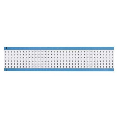 Brady Wire Markers, Legend 0, Black/White, PK25, WM-0-SC-PK WM-0-SC-PK