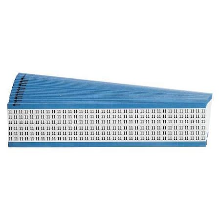 Brady Wire Markers, Legend 11, Black/White, PK25, WM-11-SC-PK WM-11-SC-PK