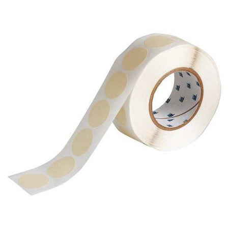 Brady 1.5" Dia. Beige Circular Mask Labels LMC-1500