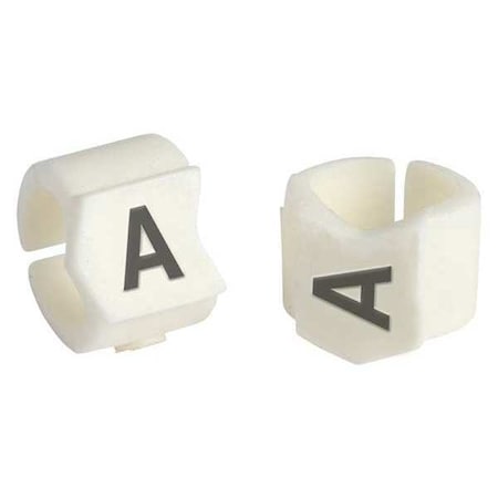Brady Clip Sleeve Wire Mrkrs, A, Blk/Wht, PK50, SCN23-A SCN23-A