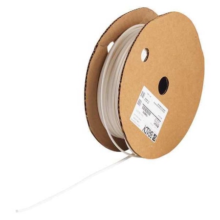 Brady Heat Shrink Tube, 0.093 in, White, 100 ft HSA-24-WT