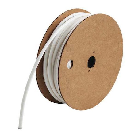 Brady Heat Shrink Tube, 3/16 in, White, 100 ft HSA-48-WT