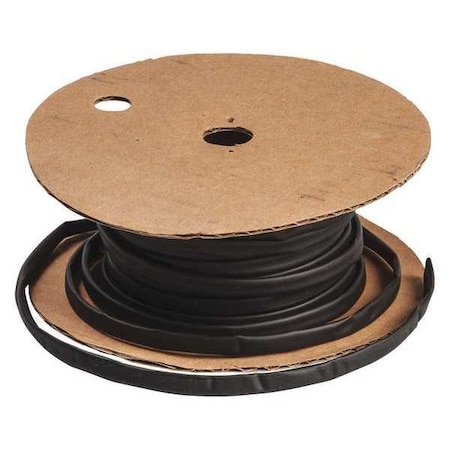 Brady Heat Shrink Tube, 1/4 in, Black, 100 ft HSA-64-BK