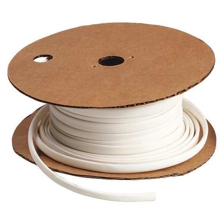 Brady Heat Shrink Tube, 1/4 in, White, 100 ft HSA-64-WT