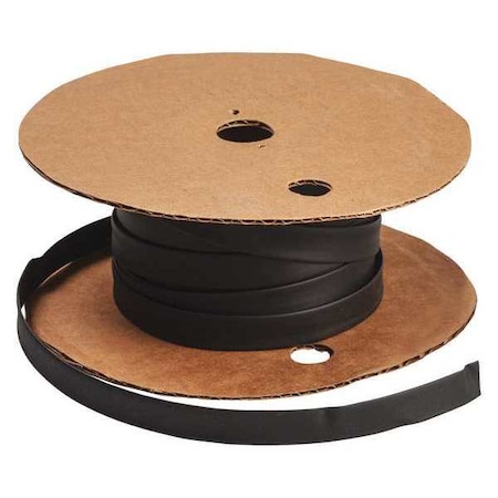 Brady Heat Shrink Tube, 3/8 in, Black, 100 ft HSA-95-BK