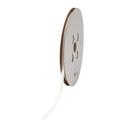 Brady Heat Shrink Tube, 2:1 I.D. Shrink Ratio, 1/4 in I.D. Before Shrinking, White, 175 ft HX-C-250-WT-J