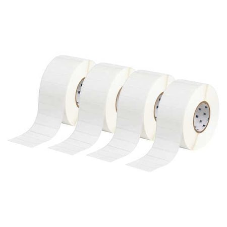 Brady Printable Labels, 3" W x 1" H, White, PK4 XTHT-18-8425-5