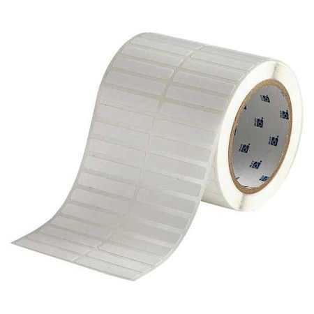 Brady Printable Labels, 0.375 W x 2 H, White 131471