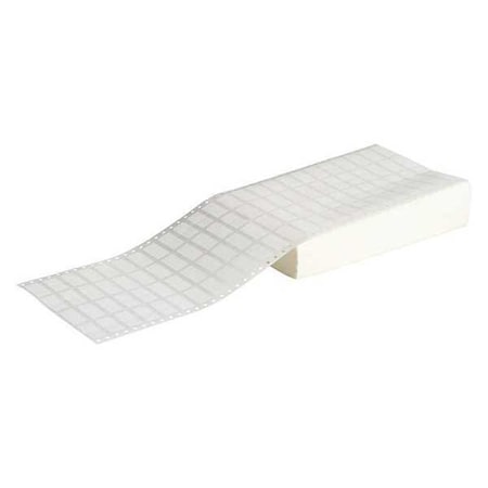 Brady 1.5 x 0.75 White Dot Matrix Labels BCDAT-12-619-10