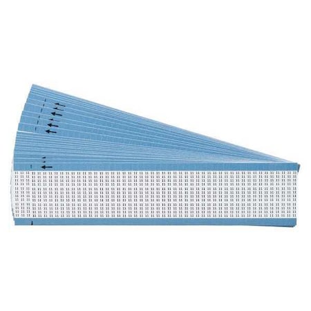 Brady Wire Markers, Legend 11, Black/White, PK25, TMM-11-PK TMM-11-PK