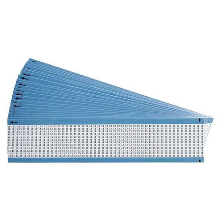Brady Wire Markers, Legend 13, Black/White, PK25, TMM-13-PK TMM-13-PK