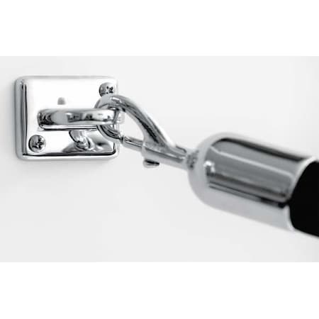 Lawrence Metal Wall Plate, Accepts 1 Rope, 1 1/4 in H, 1 5/8 in W WALLPLATE-511X-1P