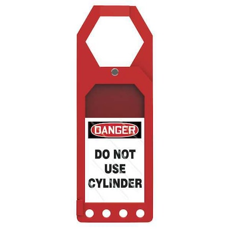 Accuform Secure Status Tag Holder, Status Alert, Plastic, 10 in H x 3 1/2 in W, Rectangle TSS906