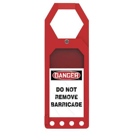 Accuform Secure Status Tag Holder, Status Alert, Plastic, 10 in H x 3 1/2 in W, Rectangle TSS914