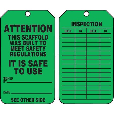 ACCUFORM Status Alert Tag, 5-3/4 x 3-1/4, PK25 TRS328CTP