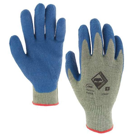 Tilsatec Cut Resistant Coated Gloves, Cut Level A5 , Latex , Rough , 9 12 PK TTP060L-090