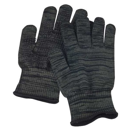 Tilsatec Knit Gloves, Green/Navy, L, 12 PK C-Touchscreen-9