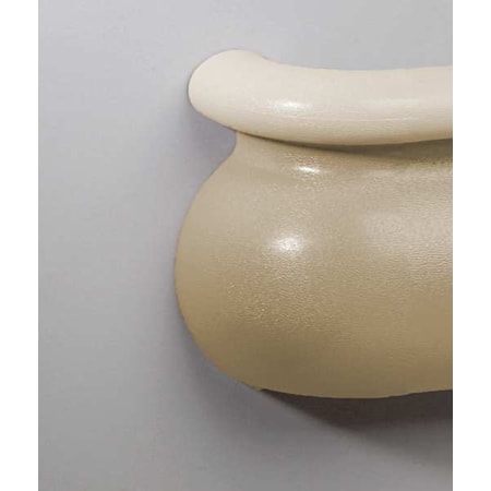 Pawling Right Handrail Return, Ivory BRR-625-0-2
