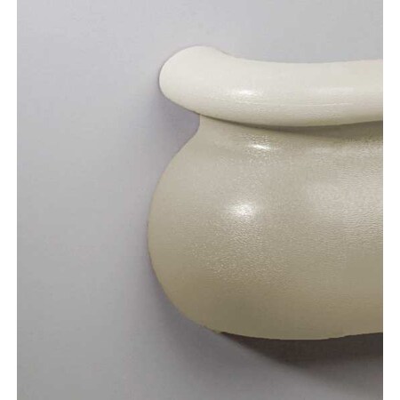 Pawling Right Handrail Return, Eggshell BRR-625-0-370