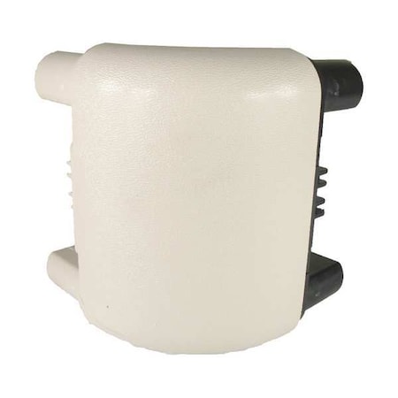 Pawling Handrail Corner, Eggshell, Vinyl, 5 1/2in H IOC-557-0-370