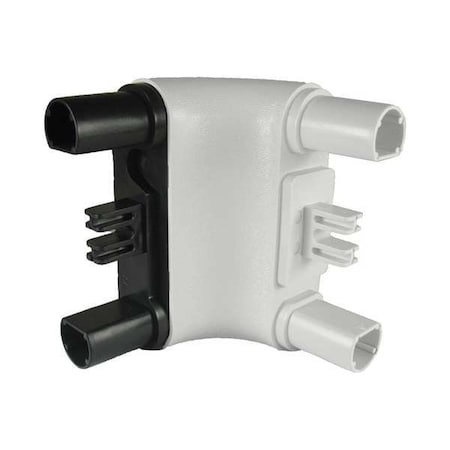 Pawling Handrail Inside Corner, Linen White IBR-557S-0-301