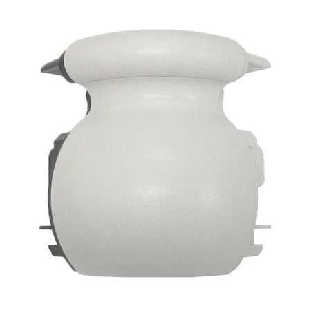 Pawling Handrail Outside Corner, Linen White OBR-650S-0-301