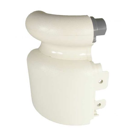 Pawling Handrail Return, Right, Ivory, Vinyl BRR-425V-0-2