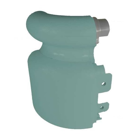 Pawling Hadrail Outside Corner, Teal OBR-450V-0-377